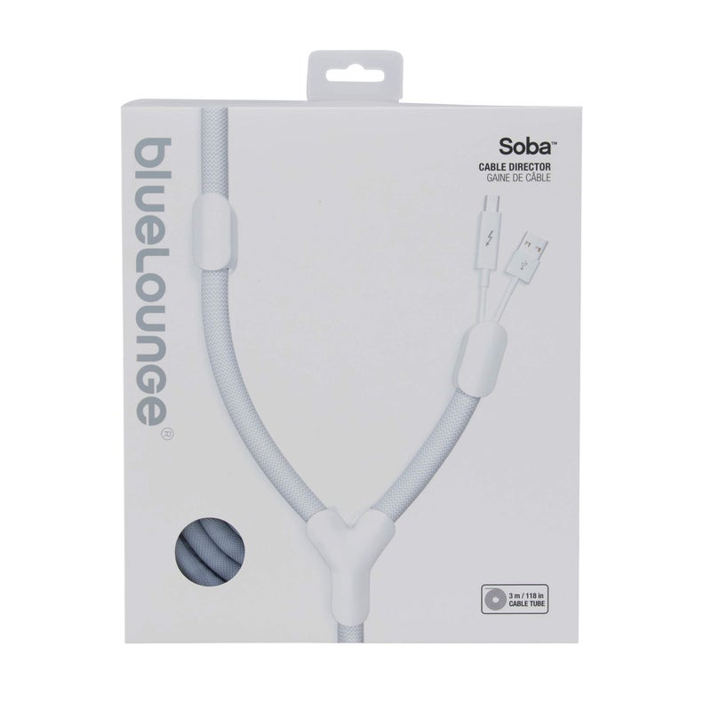 Bluelounge BLUSB-WH Soba Cable Director, White - Image 5